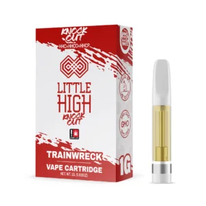 Little High TKO Carts – Trainwreck | HHC + HHCO + HHCP | 1g Hybrid Vape Cartridge